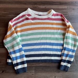 American Eagle Outfitters Multicolor Striped Sweater - Size M